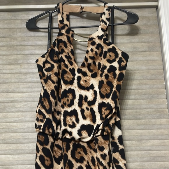 Bisou Bisou long maxi leopard dress - Picture 2 of 6